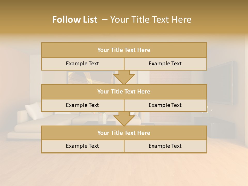 Lamp Curtain Lifestyles PowerPoint Template