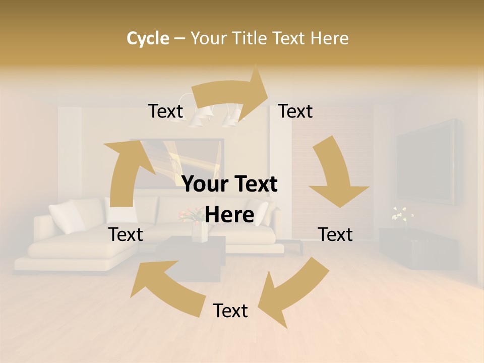 Lamp Curtain Lifestyles PowerPoint Template