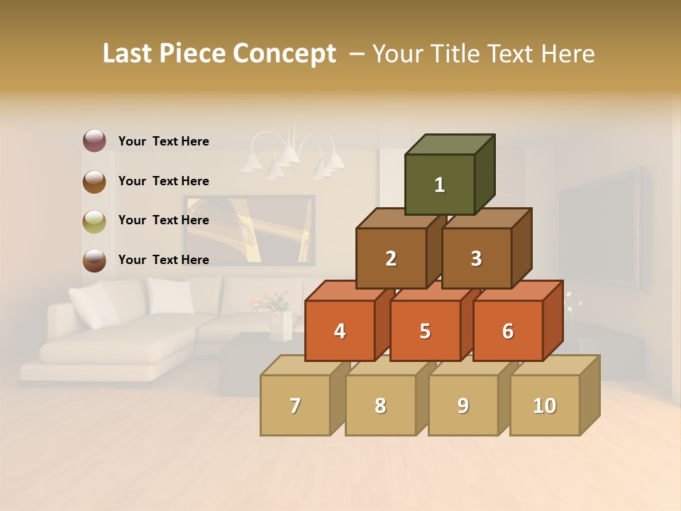 Lamp Curtain Lifestyles PowerPoint Template