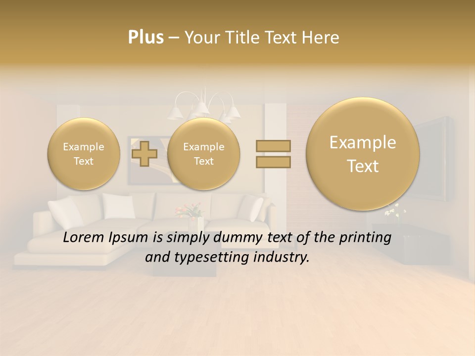 Lamp Curtain Lifestyles PowerPoint Template