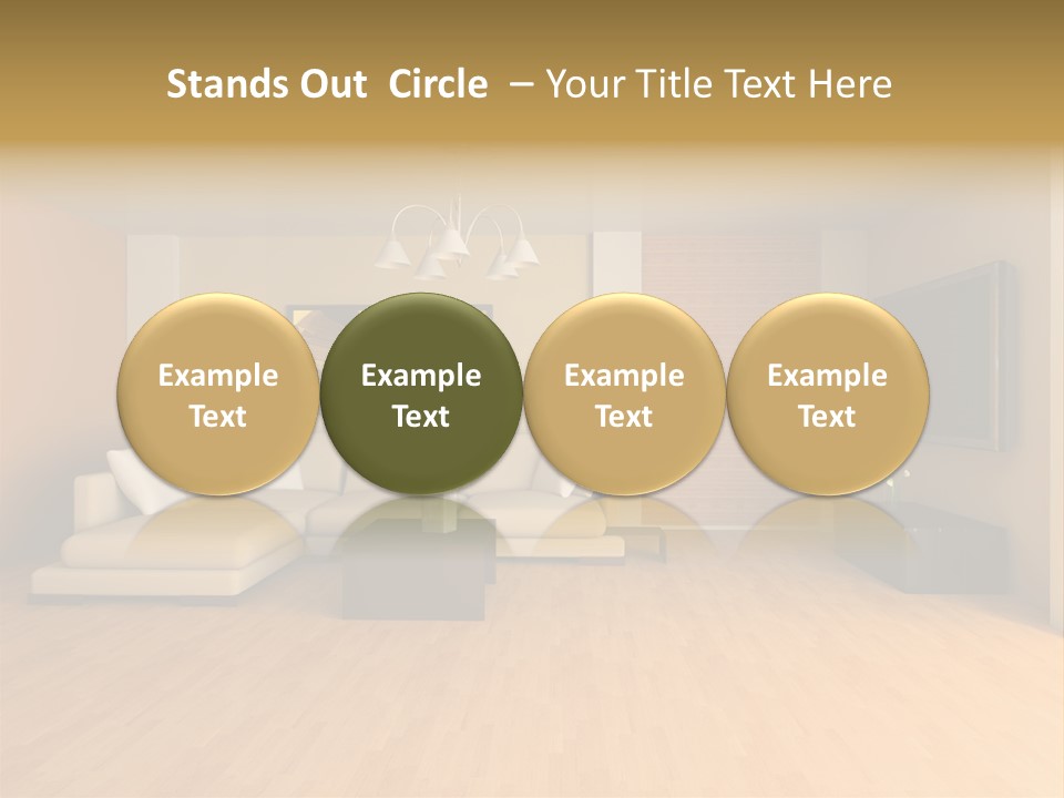 Lamp Curtain Lifestyles PowerPoint Template