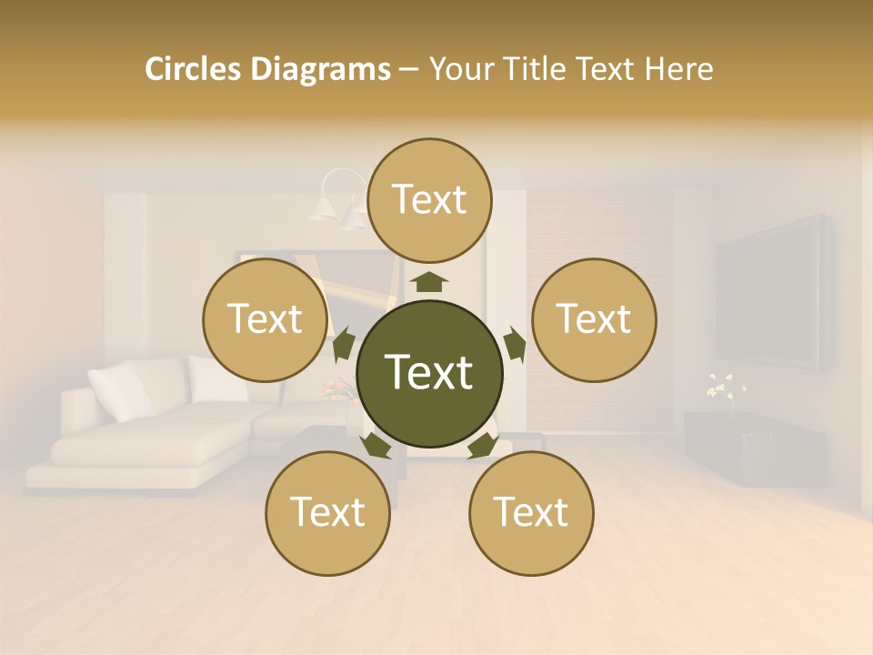 Lamp Curtain Lifestyles PowerPoint Template