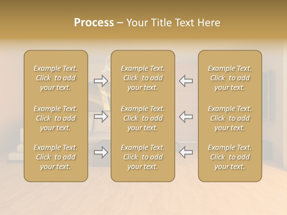 Lamp Curtain Lifestyles PowerPoint Template