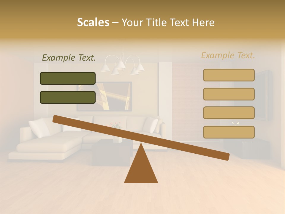 Lamp Curtain Lifestyles PowerPoint Template