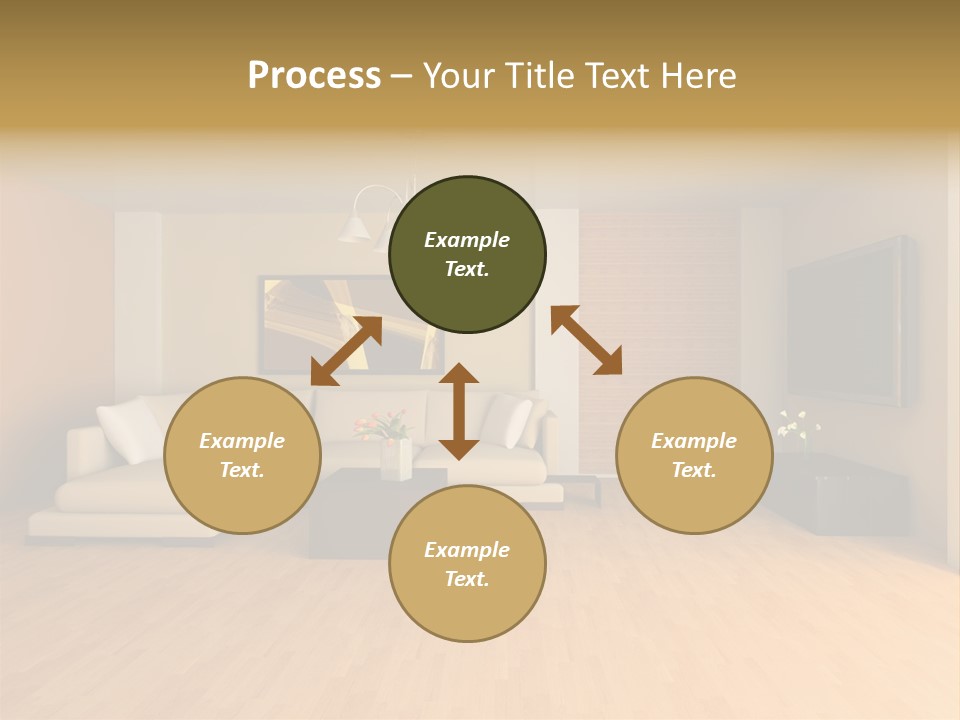 Lamp Curtain Lifestyles PowerPoint Template
