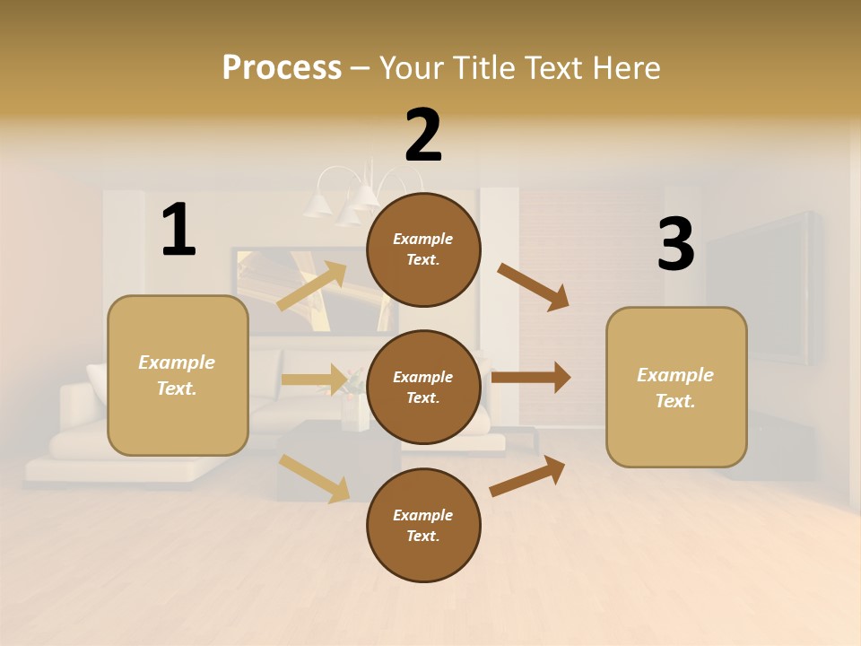 Lamp Curtain Lifestyles PowerPoint Template