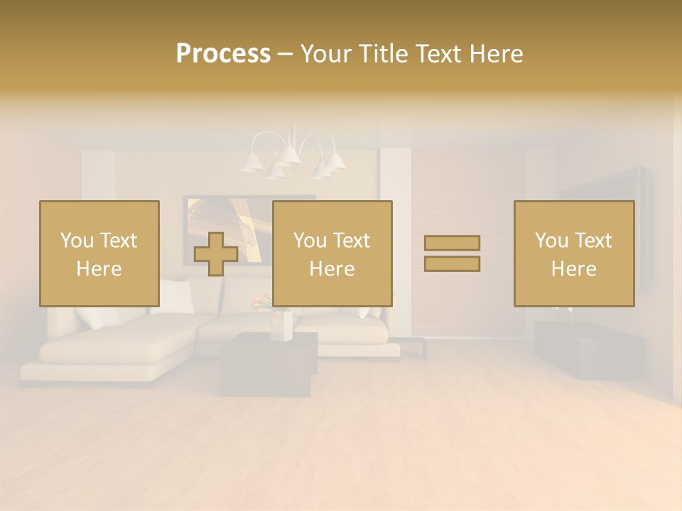 Lamp Curtain Lifestyles PowerPoint Template