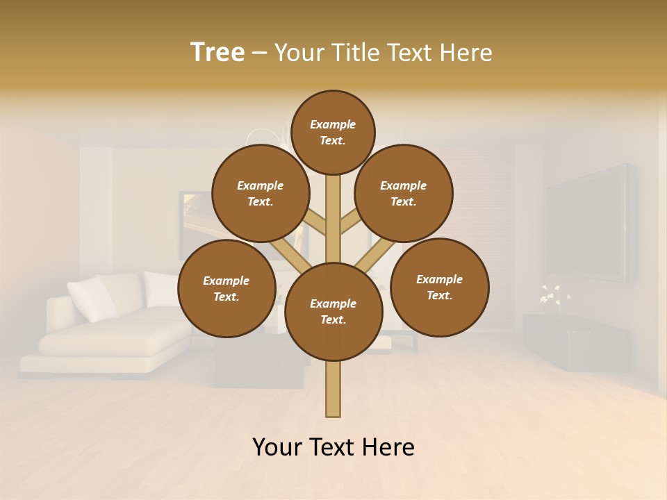 Lamp Curtain Lifestyles PowerPoint Template