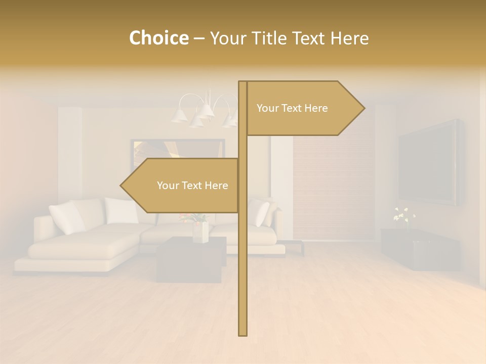 Lamp Curtain Lifestyles PowerPoint Template