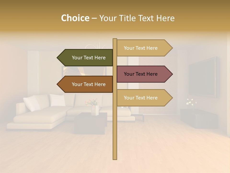 Lamp Curtain Lifestyles PowerPoint Template