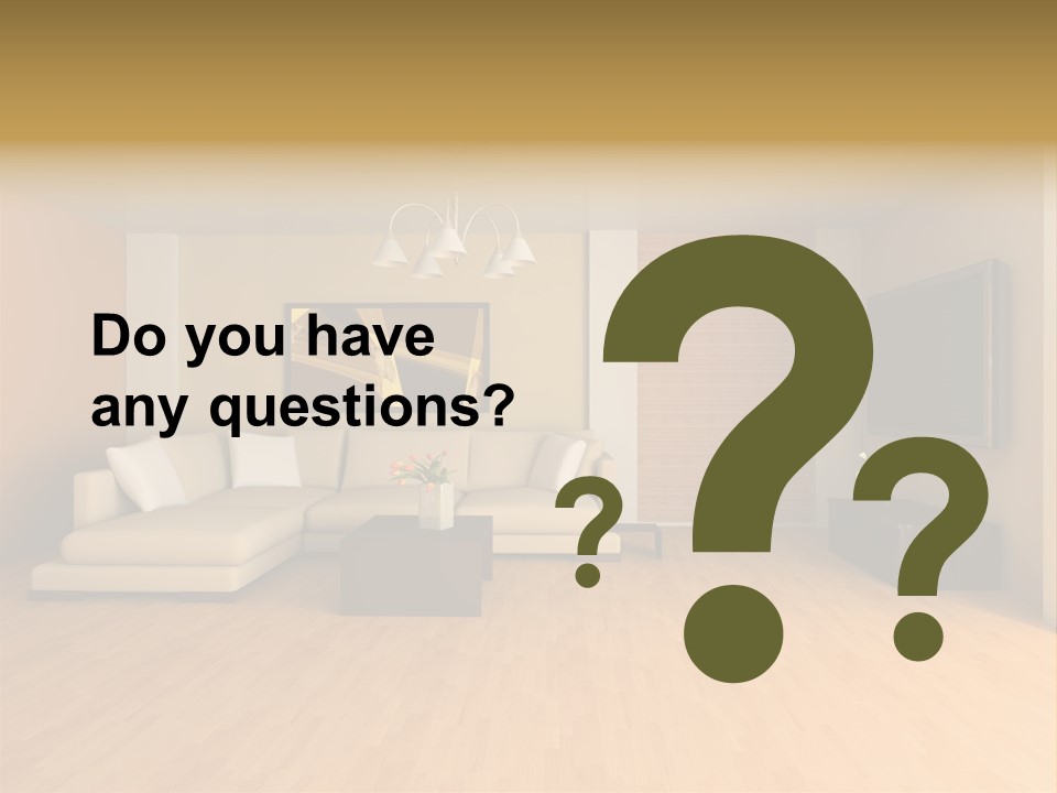 Lamp Curtain Lifestyles PowerPoint Template