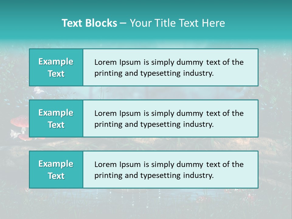 Staw Drzewo Noc PowerPoint Template