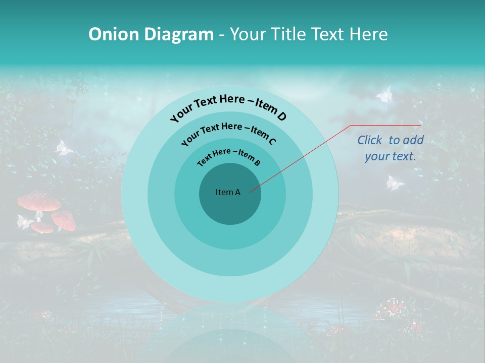 Staw Drzewo Noc PowerPoint Template