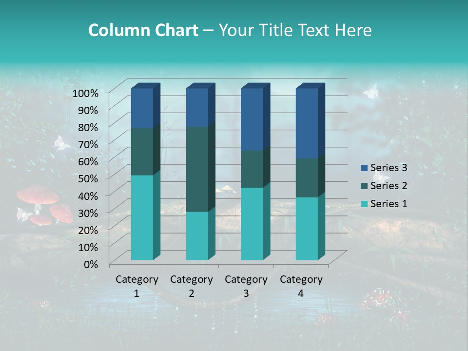 Staw Drzewo Noc PowerPoint Template