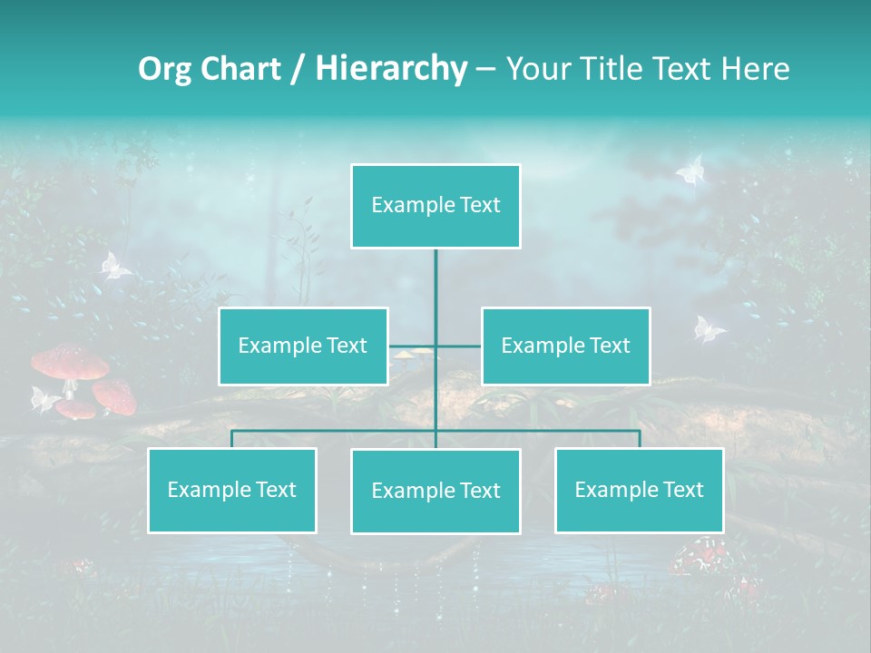 Staw Drzewo Noc PowerPoint Template