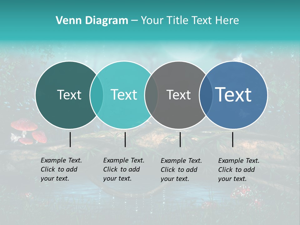 Staw Drzewo Noc PowerPoint Template