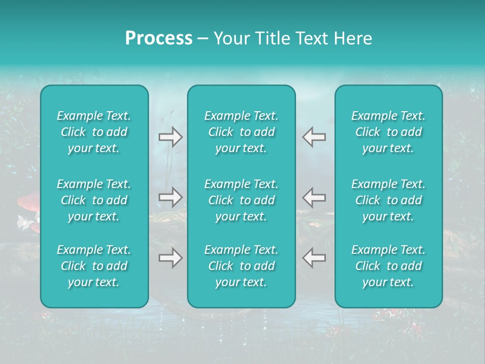 Staw Drzewo Noc PowerPoint Template