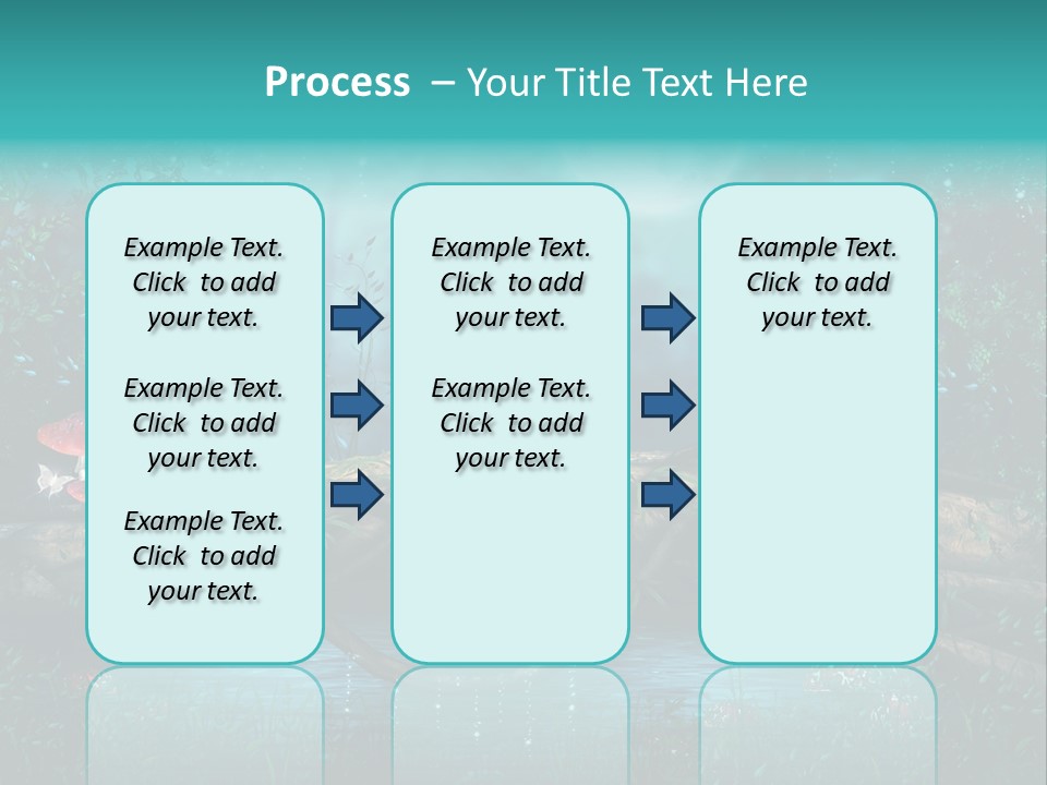 Staw Drzewo Noc PowerPoint Template
