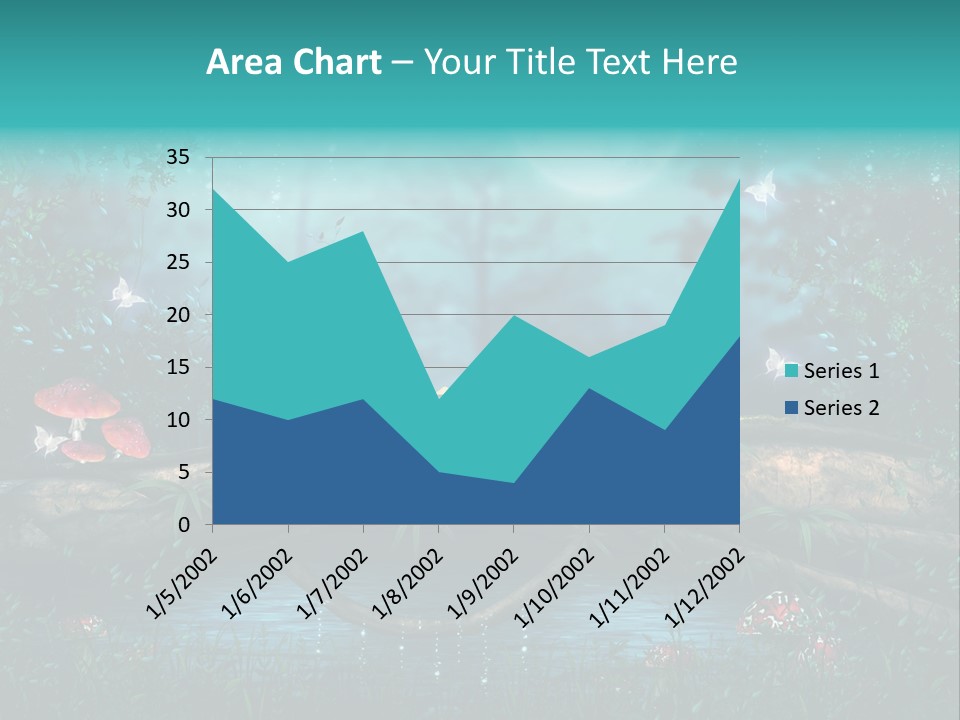Staw Drzewo Noc PowerPoint Template