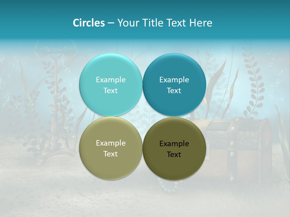 Ilustracja Dno Kufer PowerPoint Template