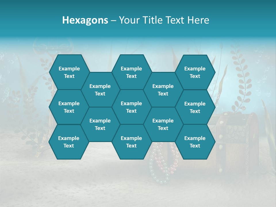 Ilustracja Dno Kufer PowerPoint Template