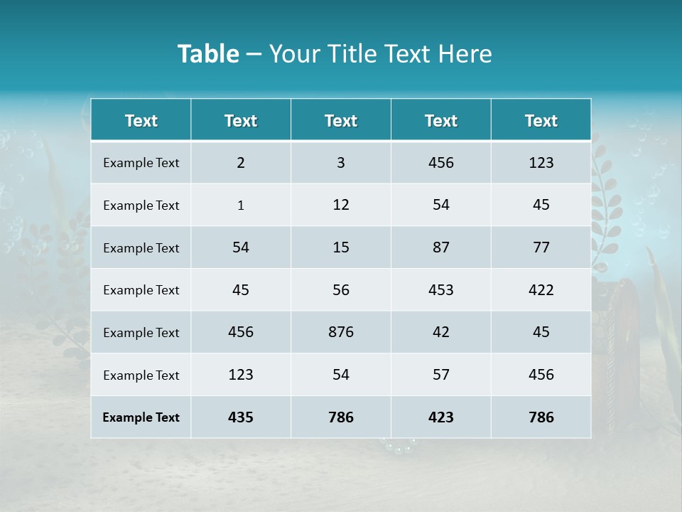 Ilustracja Dno Kufer PowerPoint Template