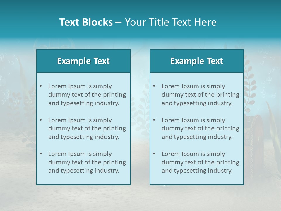 Ilustracja Dno Kufer PowerPoint Template