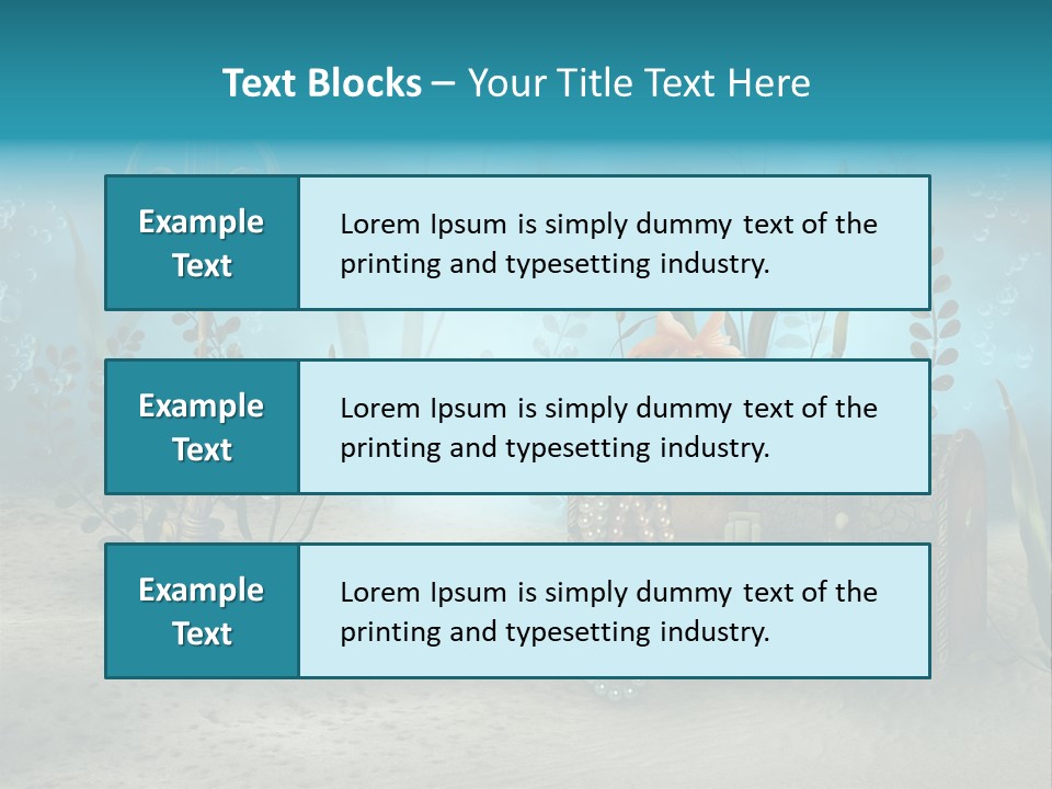 Ilustracja Dno Kufer PowerPoint Template