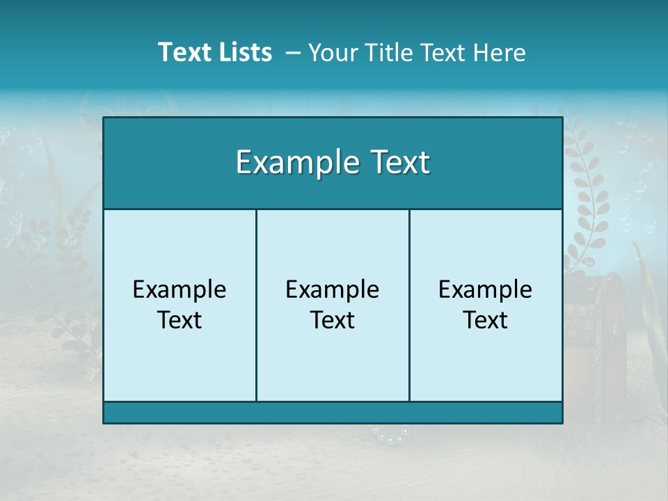 Ilustracja Dno Kufer PowerPoint Template
