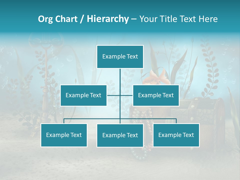 Ilustracja Dno Kufer PowerPoint Template