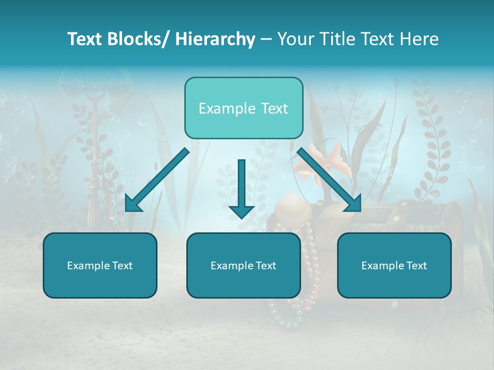 Ilustracja Dno Kufer PowerPoint Template