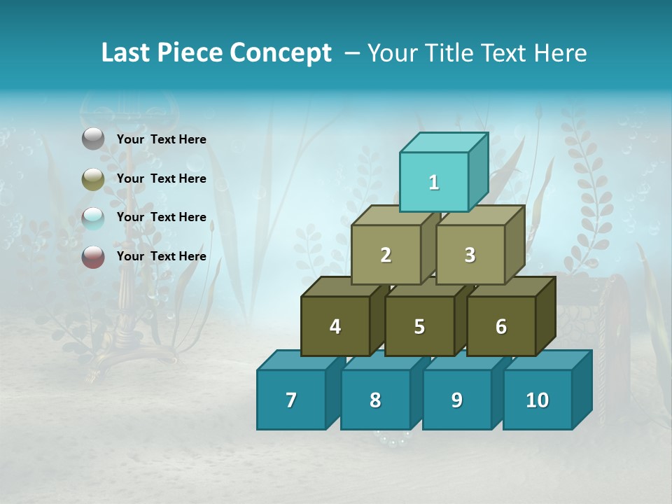 Ilustracja Dno Kufer PowerPoint Template