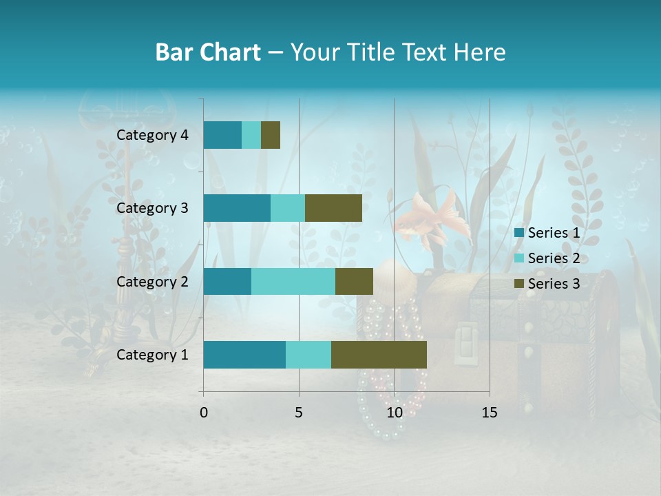 Ilustracja Dno Kufer PowerPoint Template