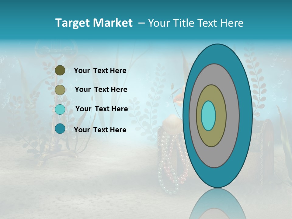 Ilustracja Dno Kufer PowerPoint Template