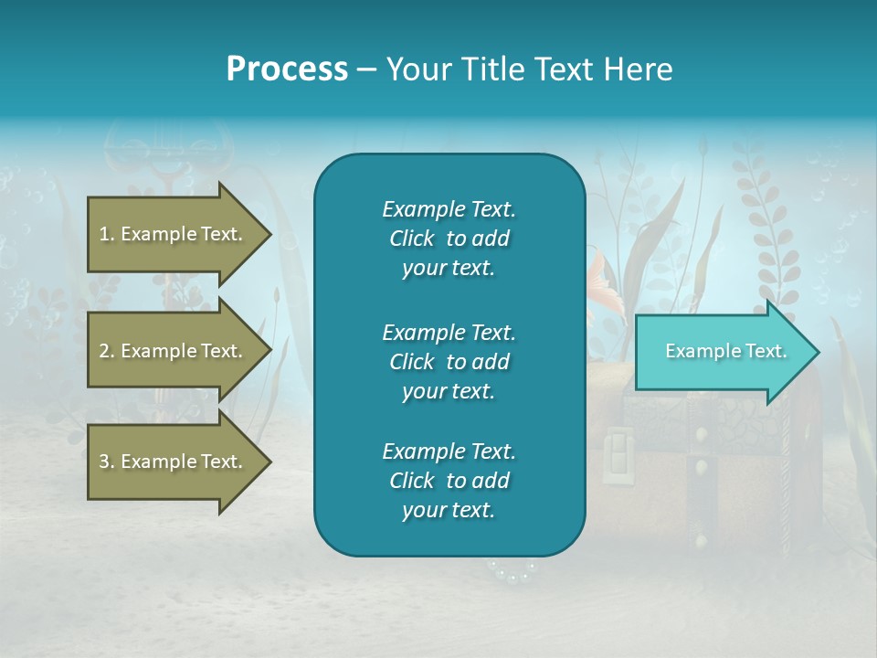 Ilustracja Dno Kufer PowerPoint Template