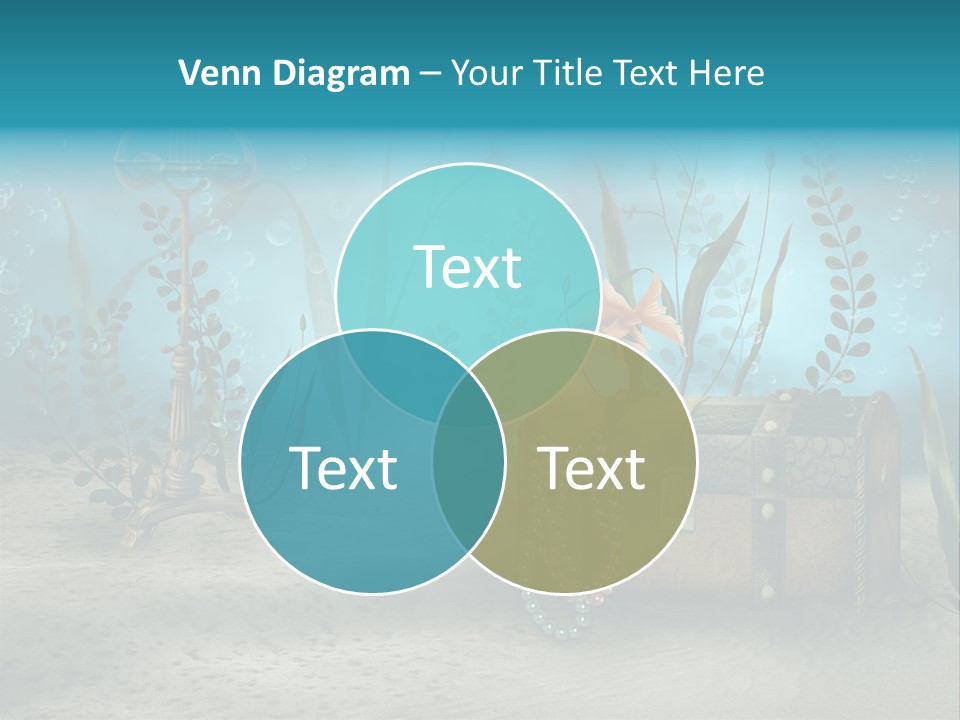 Ilustracja Dno Kufer PowerPoint Template