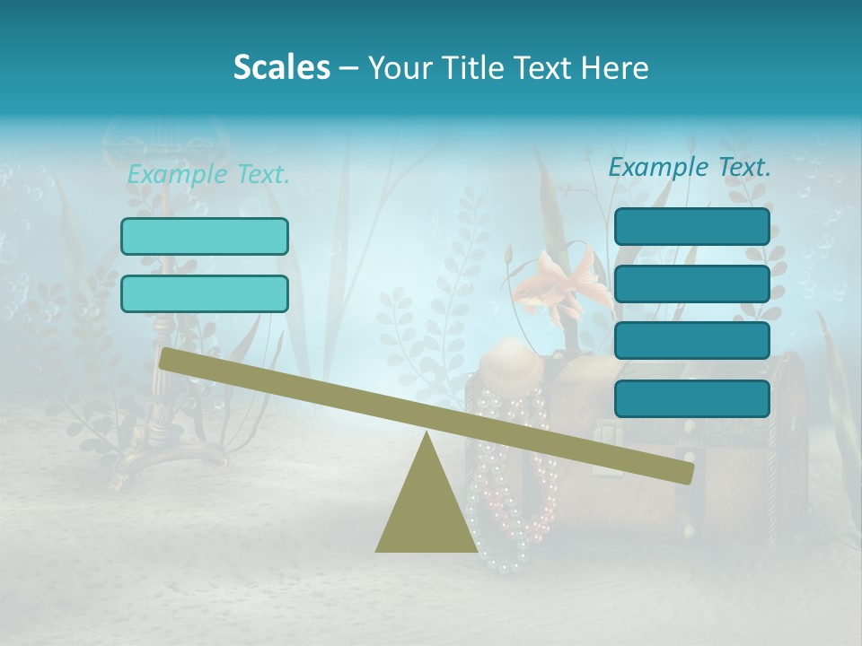 Ilustracja Dno Kufer PowerPoint Template