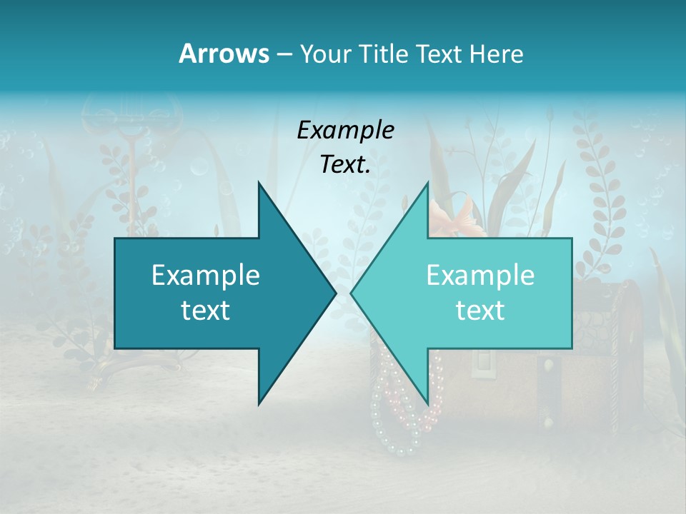 Ilustracja Dno Kufer PowerPoint Template