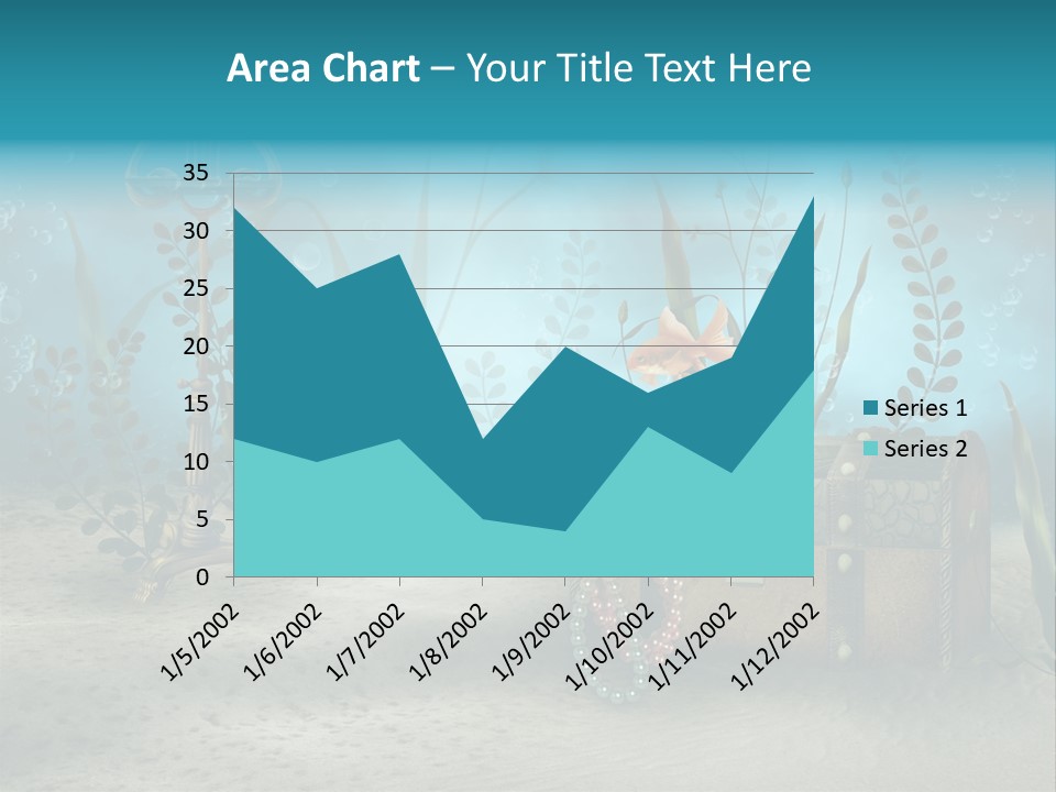 Ilustracja Dno Kufer PowerPoint Template