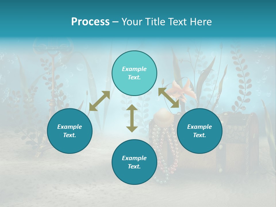 Ilustracja Dno Kufer PowerPoint Template