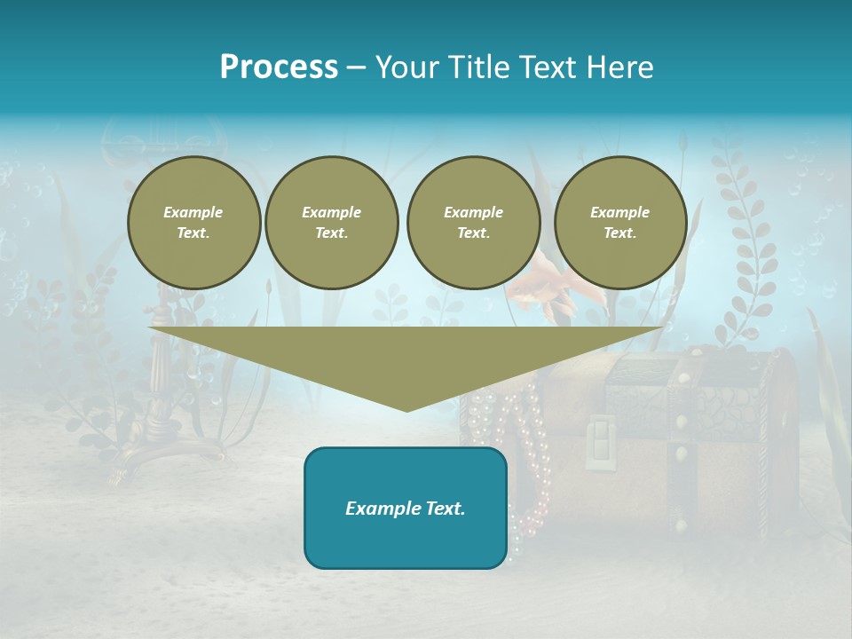 Ilustracja Dno Kufer PowerPoint Template