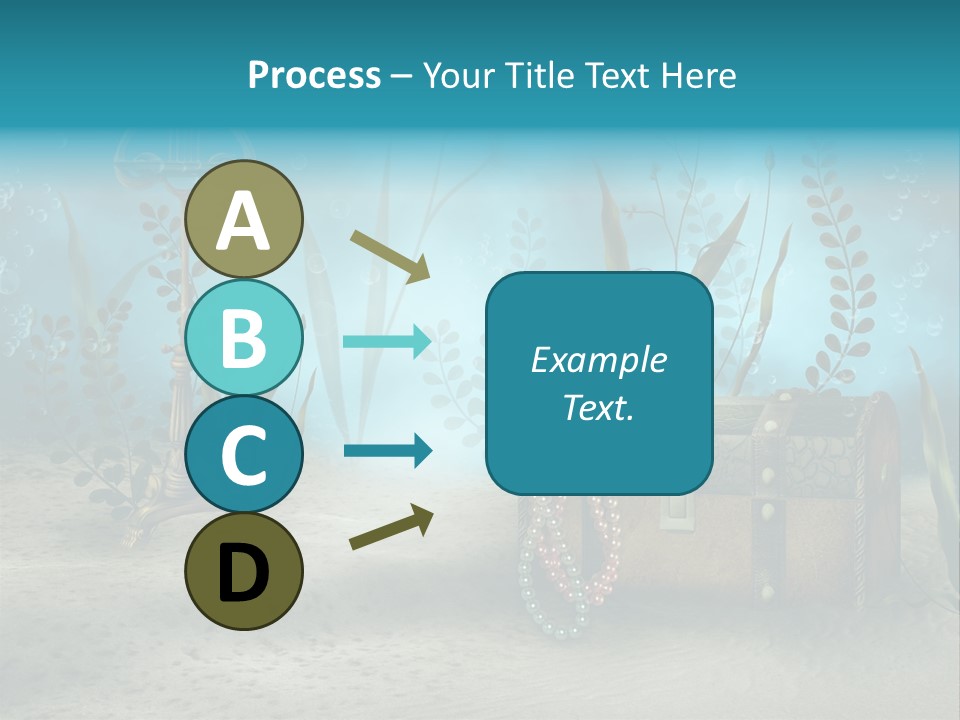 Ilustracja Dno Kufer PowerPoint Template