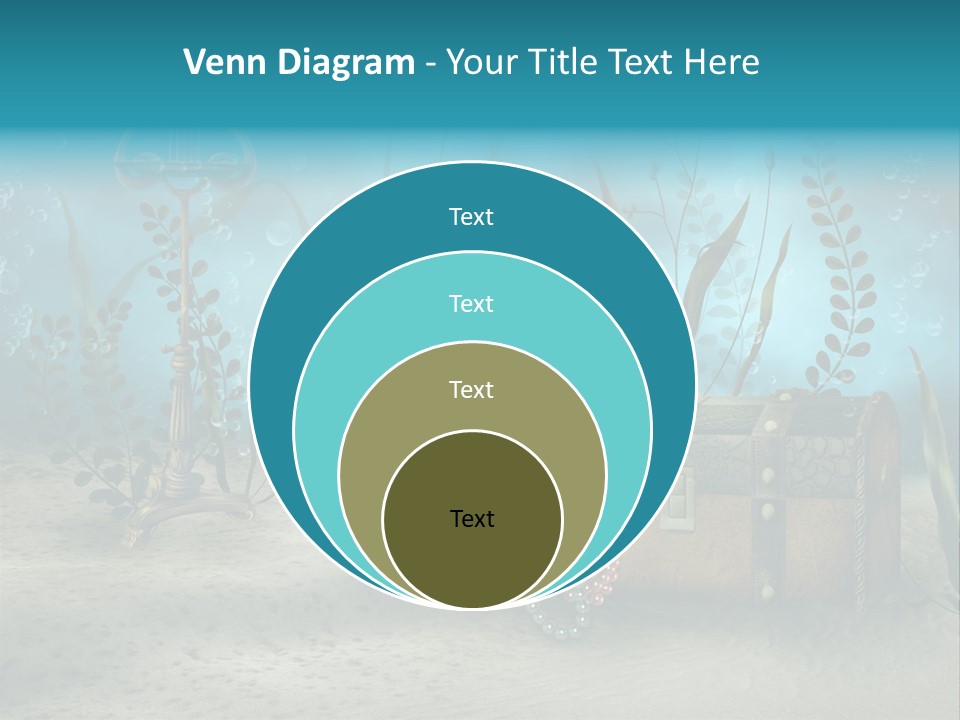 Ilustracja Dno Kufer PowerPoint Template