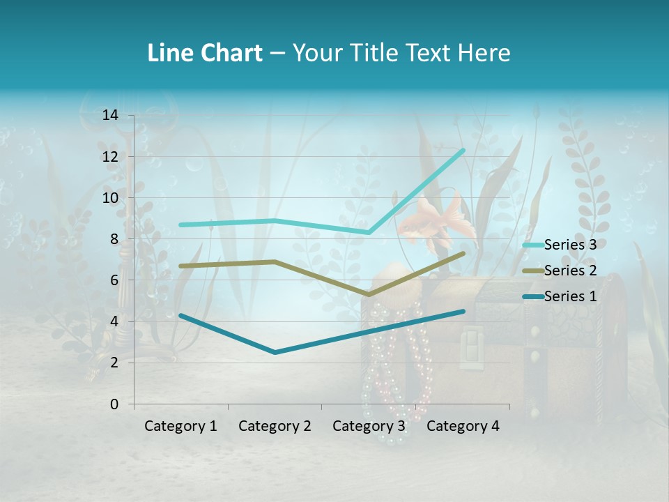 Ilustracja Dno Kufer PowerPoint Template