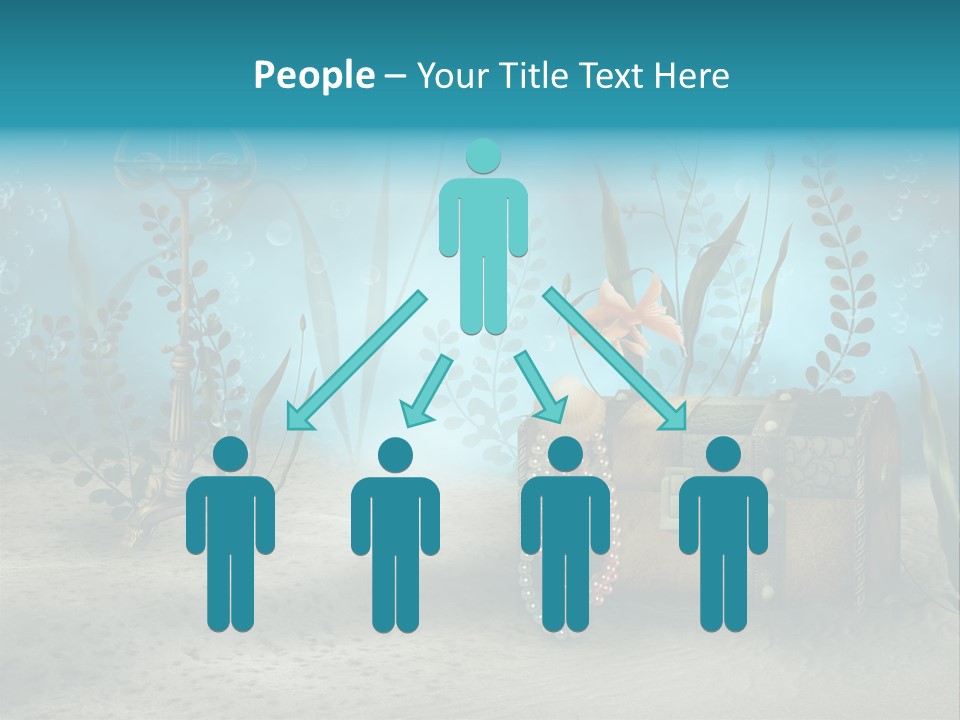 Ilustracja Dno Kufer PowerPoint Template