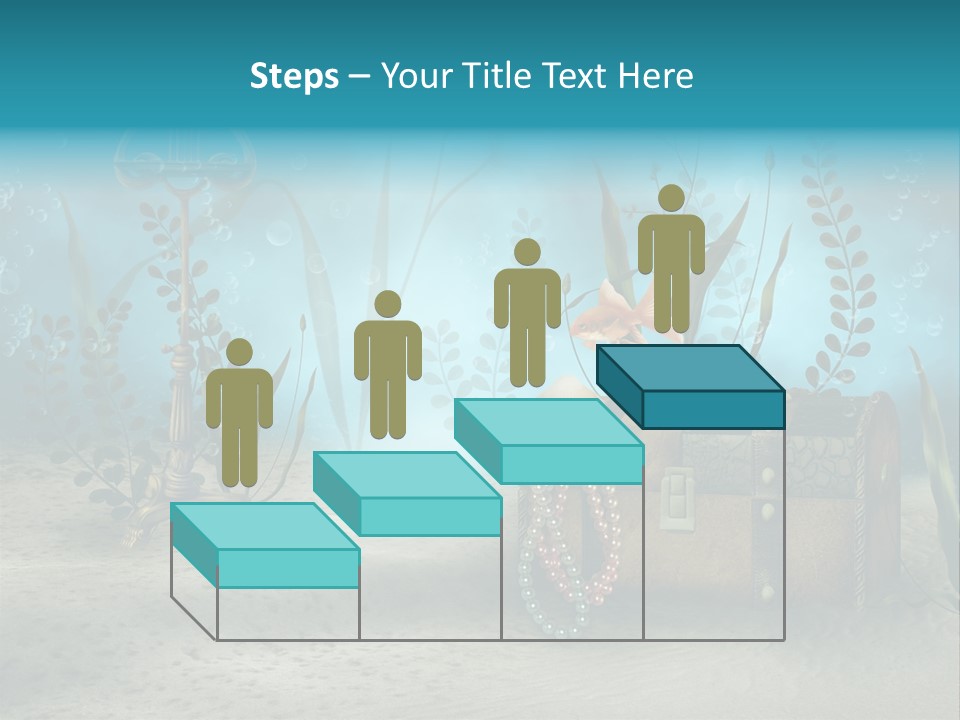 Ilustracja Dno Kufer PowerPoint Template