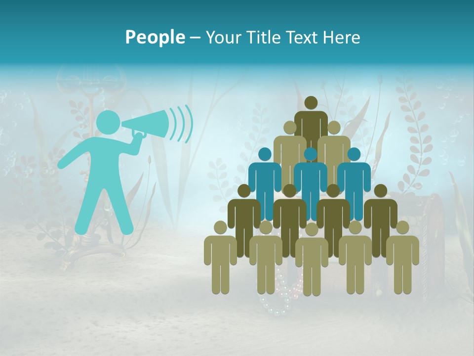 Ilustracja Dno Kufer PowerPoint Template