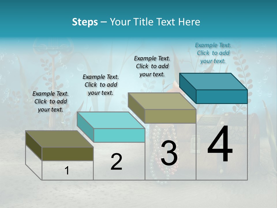 Ilustracja Dno Kufer PowerPoint Template