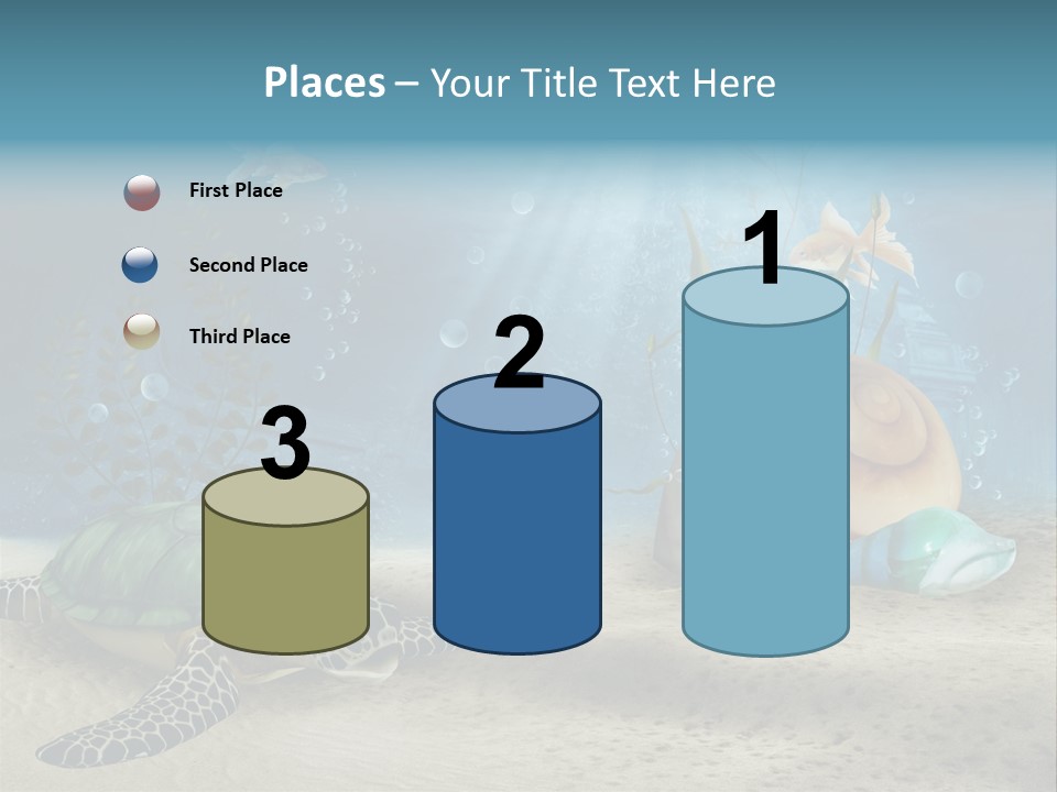 Ruiny Piasek Zatopiony PowerPoint Template