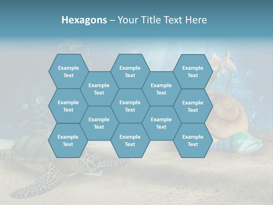 Ruiny Piasek Zatopiony PowerPoint Template